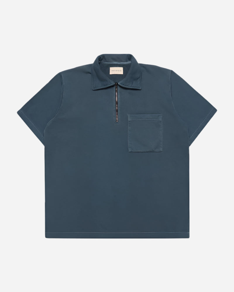 Far Afield POPOV Zip Top Navy Pigment Dye