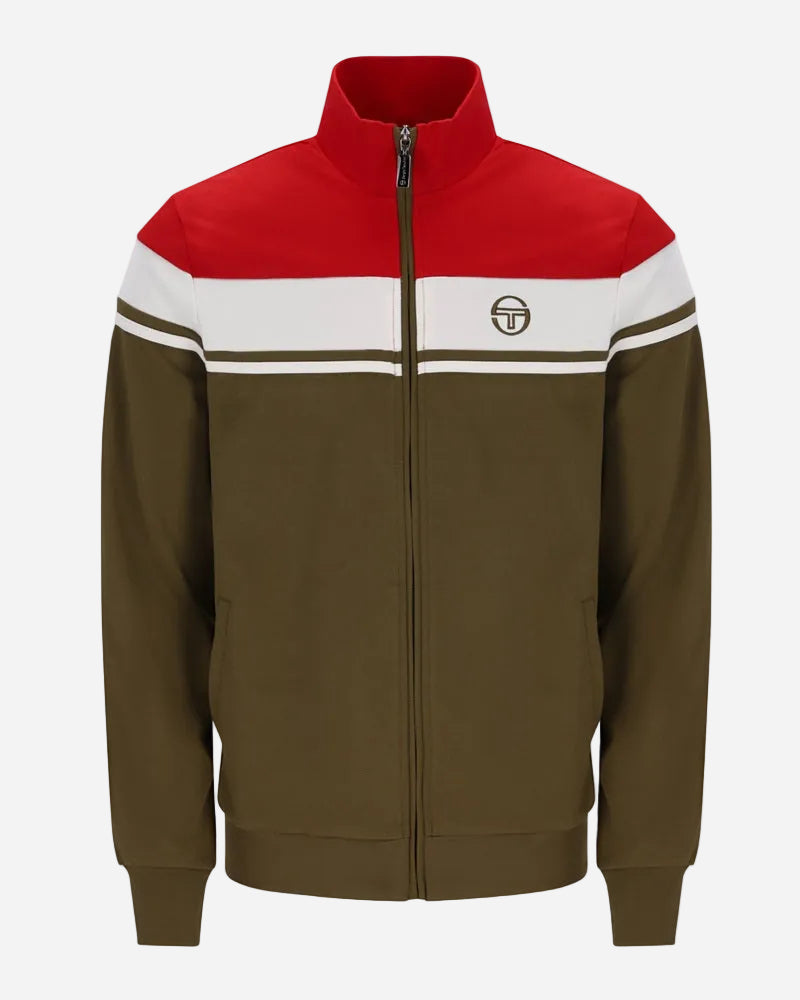 Sergio Tacchino DAMARINDO Track Top Adrenaline Rush/Gardenia/Dark Olive