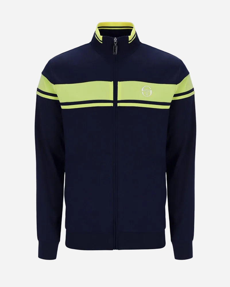 Sergio Tacchini DAMARINDO Track Top Maritime Blue/ Celery Green