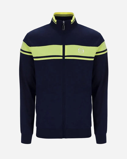 Sergio Tacchini DAMARINDO Track Top Maritime Blue/ Celery Green