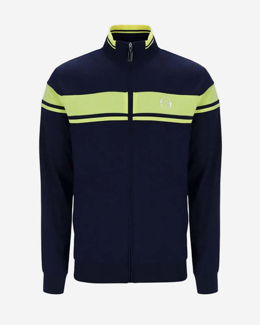 Sergio Tacchini DAMARINDO Track Top Maritime Blue/ Celery Green