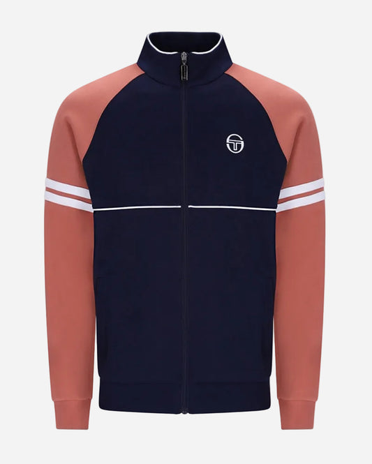 Sergio Tacchini ORION Track Top Maritime Blue/Mahogany/White
