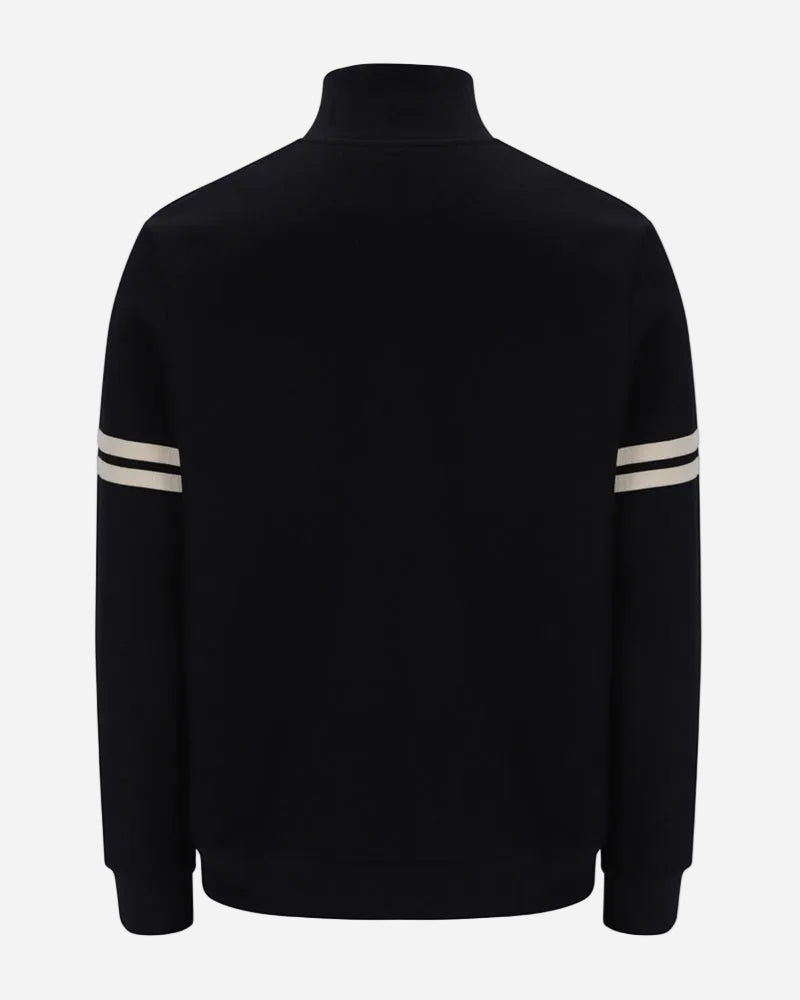 Sergio Tacchini ORION Quarter Zip Sweat Black/Peyote