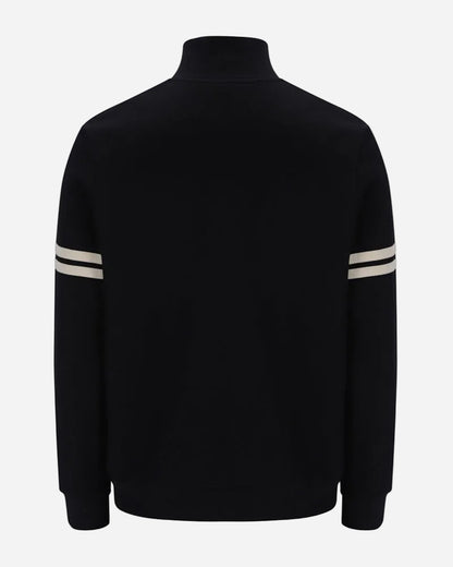 Sergio Tacchini ORION Quarter Zip Sweat Black/Peyote