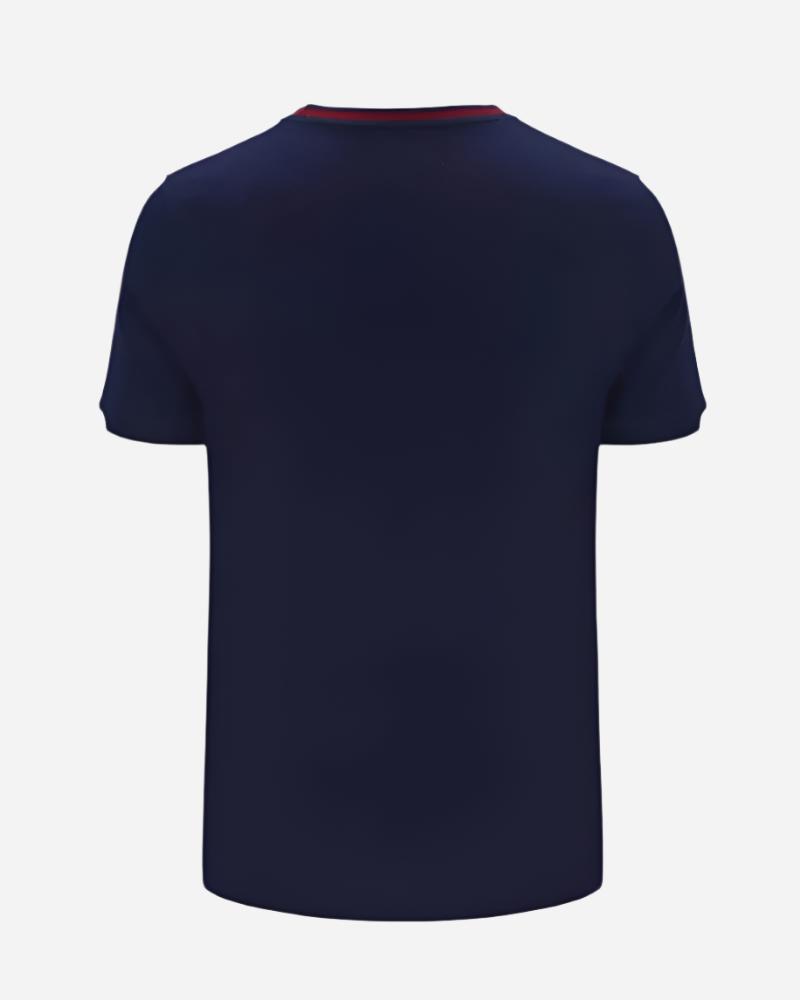 Sergio Tacchini RAINER Knitted T Shirt Maritime Blue/Sun Dried Tomato