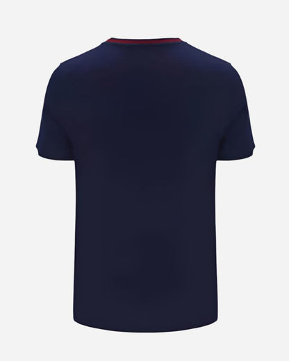 Sergio Tacchini RAINER Knitted T Shirt Maritime Blue/Sun Dried Tomato