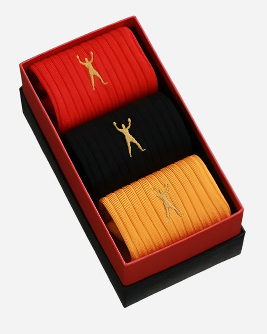 London Sock Co PEOPLE'S CHAMP 3-Pair Gift Box London Sock Co