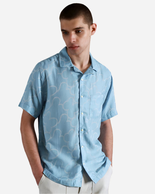Far Afield STACHIO Shirt Allure Blue Far Afield