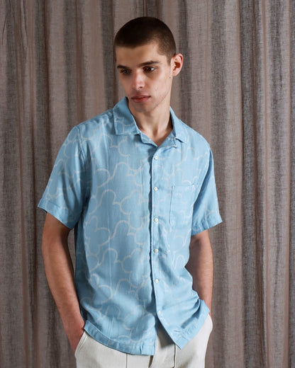 Far Afield STACHIO Shirt Allure Blue Far Afield