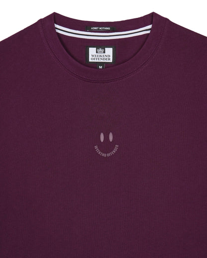 Weekend Offender T Shirt SMILE Acai Berry