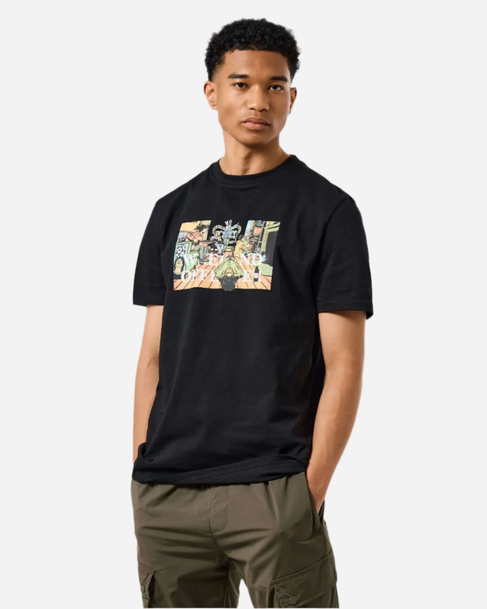 Weekend Offender T Shirt STRATFORD AVENUE Black