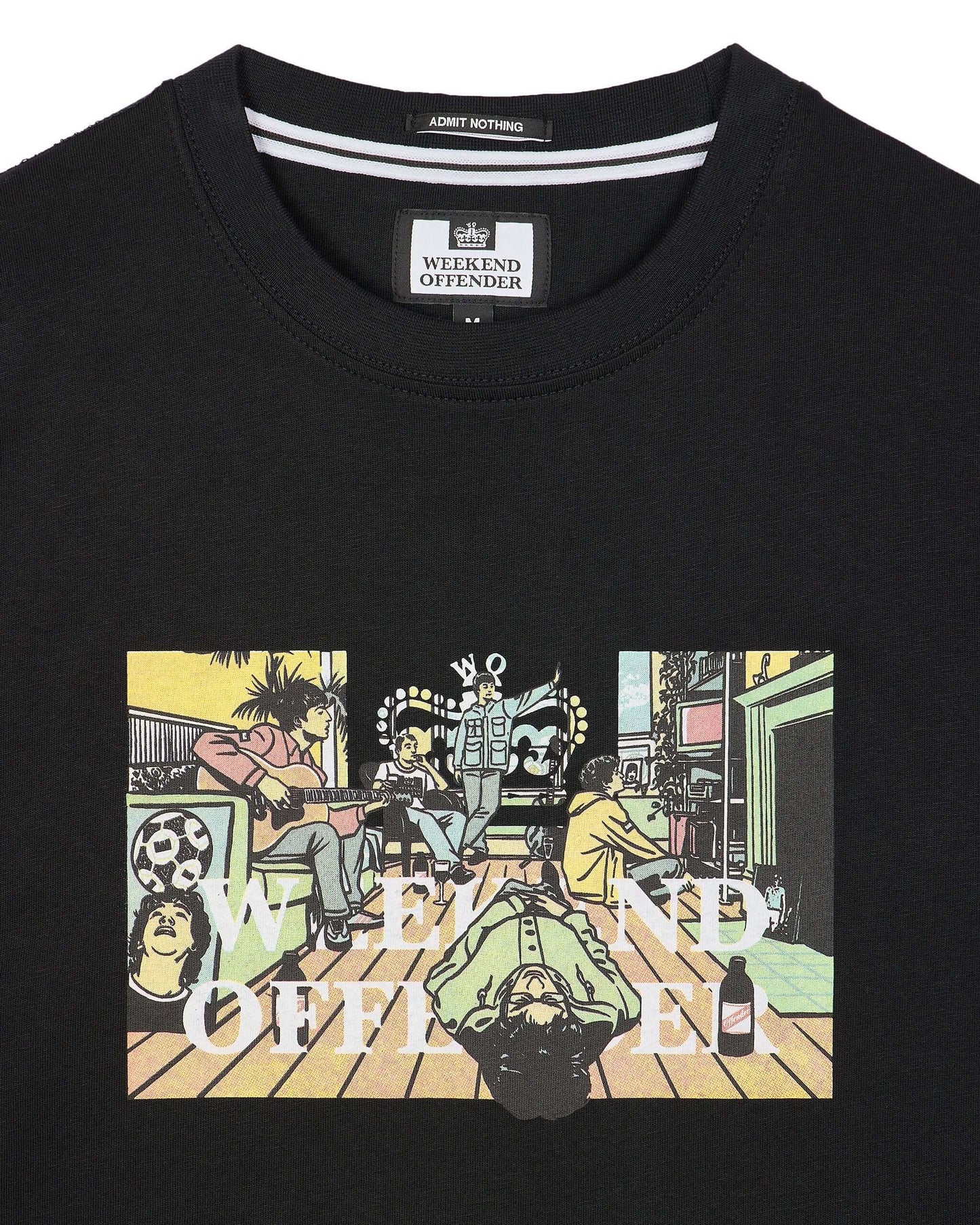 Weekend Offender T Shirt STRATFORD AVENUE Black
