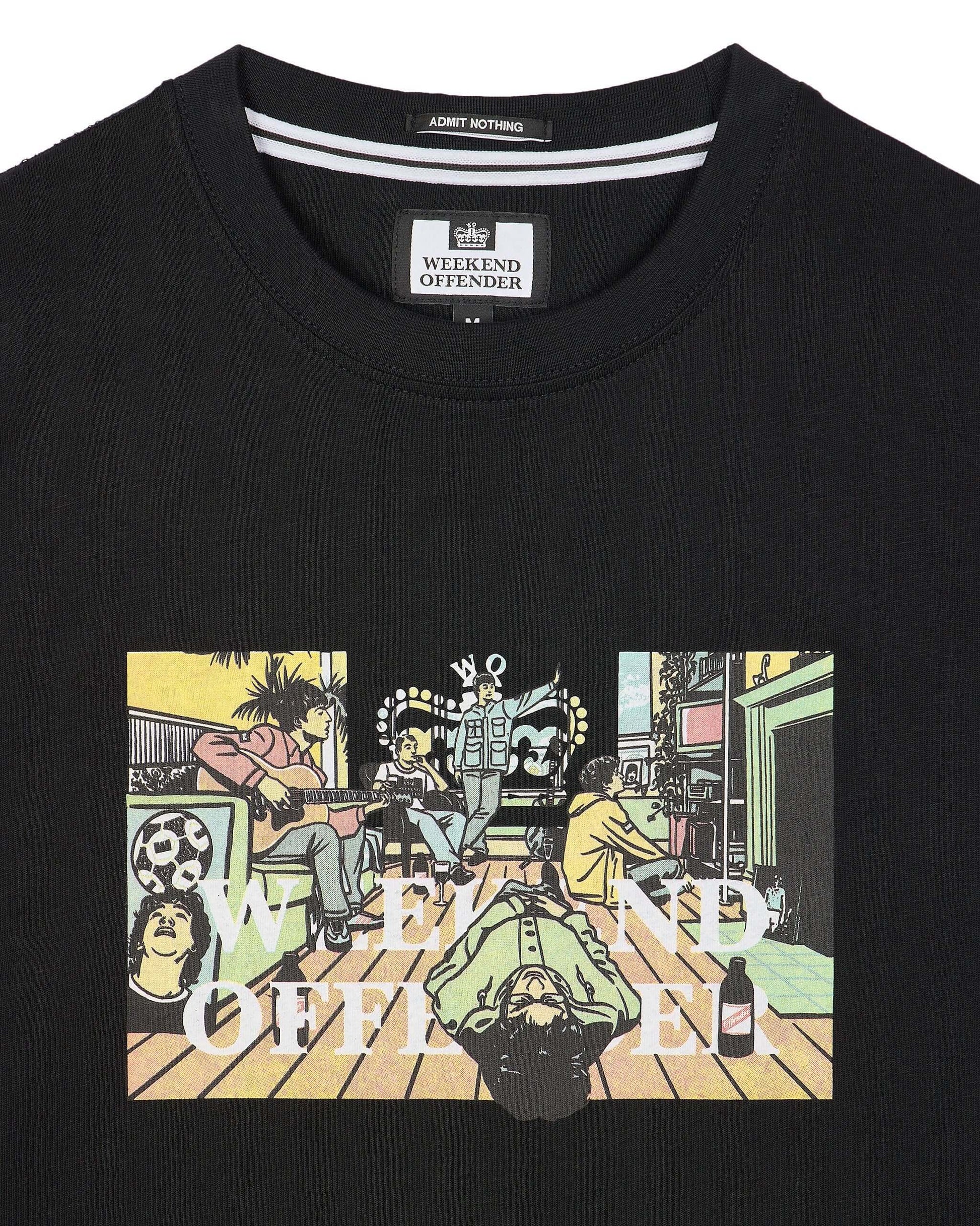 Weekend Offender T Shirt STRATFORD AVENUE Black