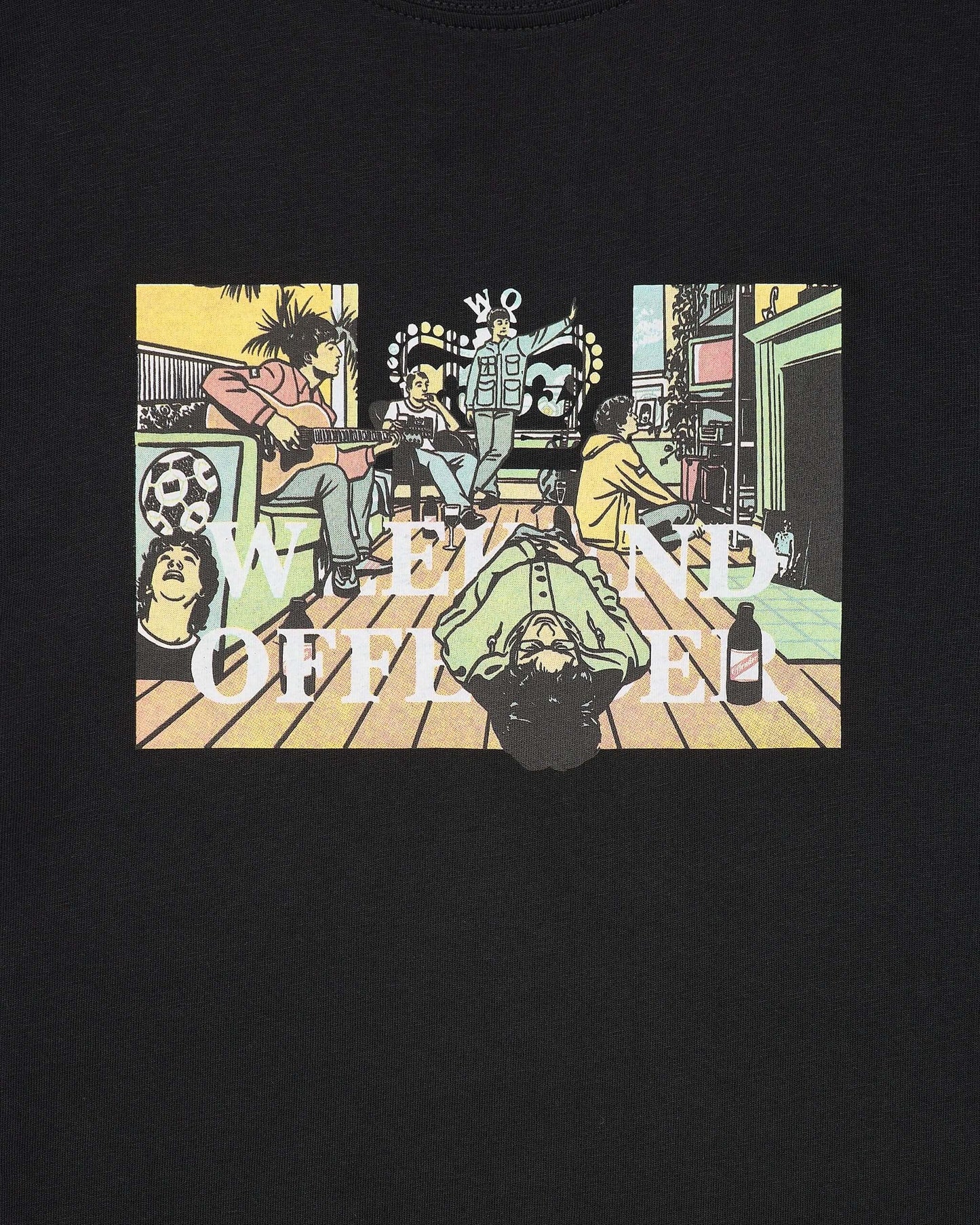 Weekend Offender T Shirt STRATFORD AVENUE Black