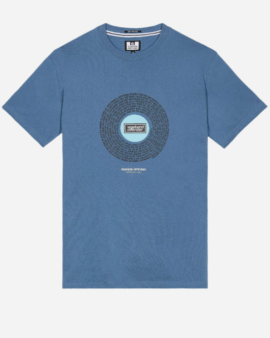 Weekend Offender T Shirt SUPERSONIC Baltic Blue