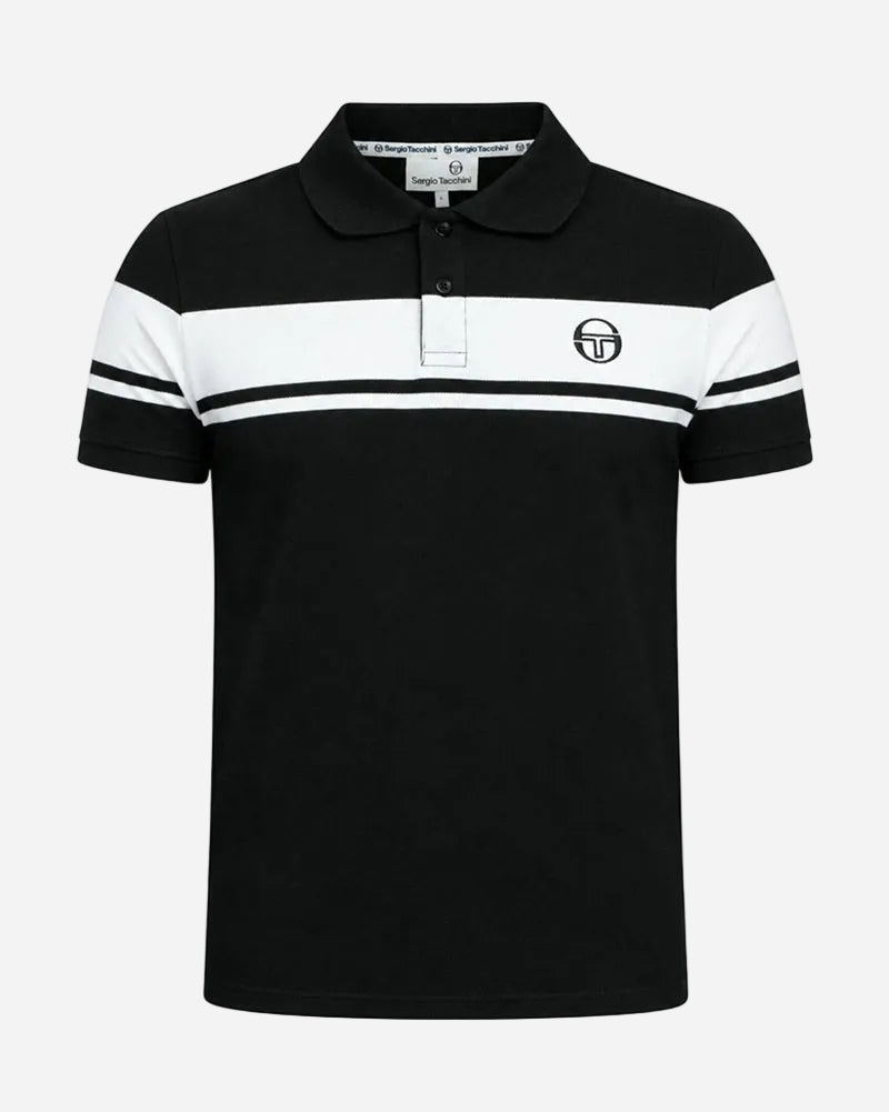 Sergio Tacchini YOUNG LINE Polo Black/White