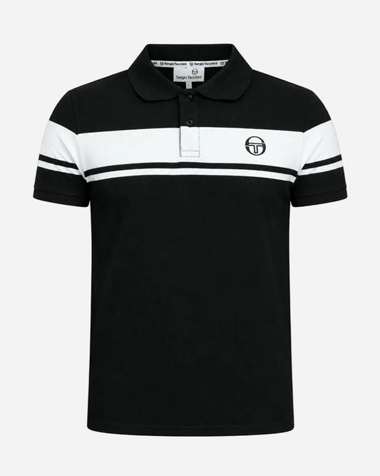 Sergio Tacchini YOUNG LINE Polo Black/White
