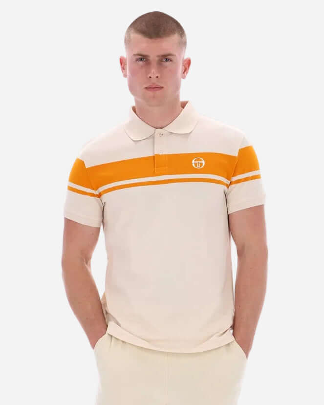 Sergio Tacchini YOUNG LINE Polo Sandshell/Orange Pepper
