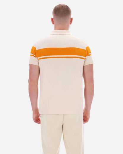 Sergio Tacchini YOUNG LINE Polo Sandshell/Orange Pepper