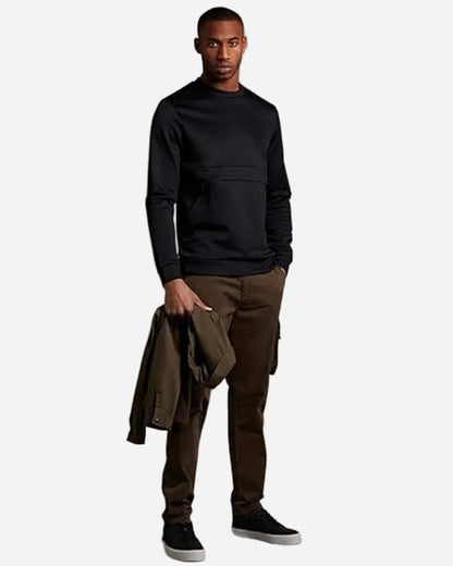 Lyle and Scott CASUALS Zip Pocket Sweatshirt Black