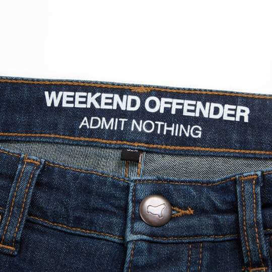 Weekend Offender Jeans 444 Tapered Fit Dark Vintage