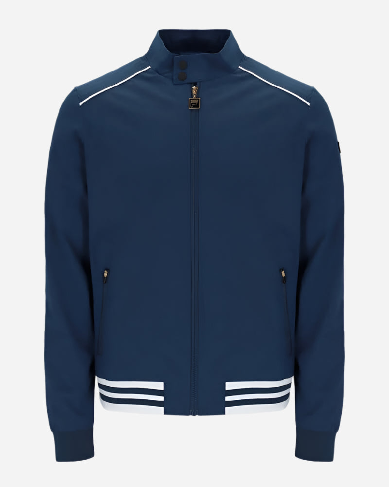 FILA Basso Track Top Moonlit Ocean/ Vallarta Blue-Fila Gold FILA