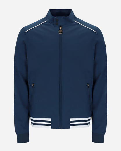 FILA Basso Track Top Moonlit Ocean/ Vallarta Blue-Fila Gold FILA