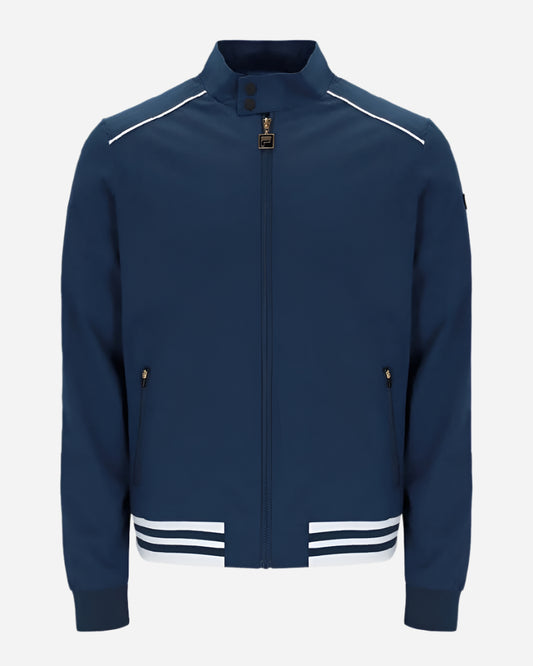 FILA Basso Track Top Moonlit Ocean/ Vallarta Blue-Fila Gold FILA