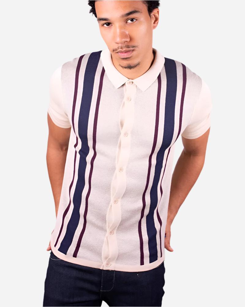 Merc London EDENBRIDGE Polo Ivory Merc Clothing