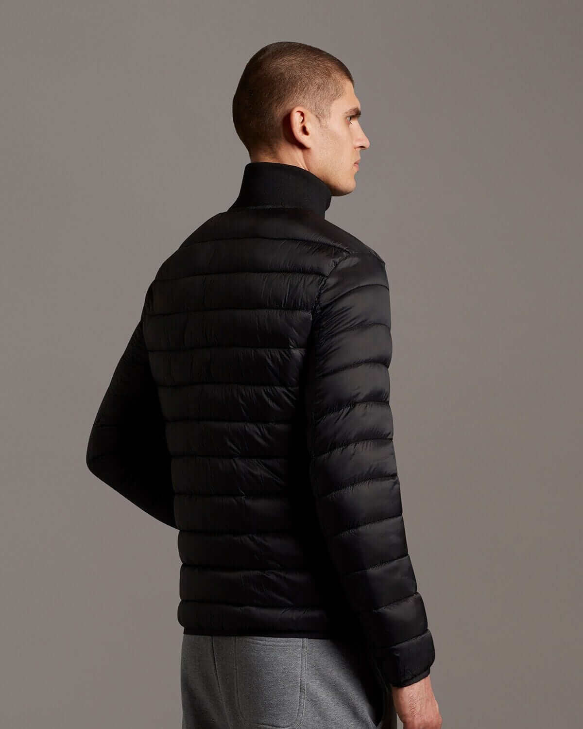 Lyle and Scott PACKABLE PUFFA JACKET Black