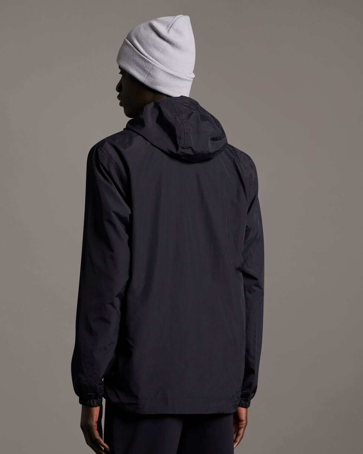 Lyle and Scott Zip Through Hooded Jacket Jet Black