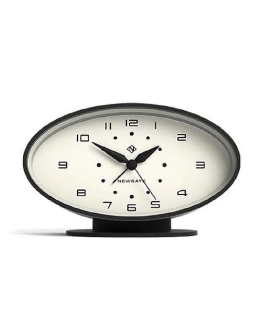Newgate RONNIE Retro Alarm Desk Clock Black