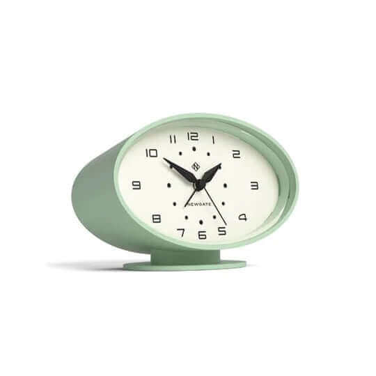 Newgate RONNIE Retro Alarm Desk Clock Neo Mint Newgate