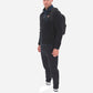FILA Pavel Button Up Polar Fleece Black/Dark Teal