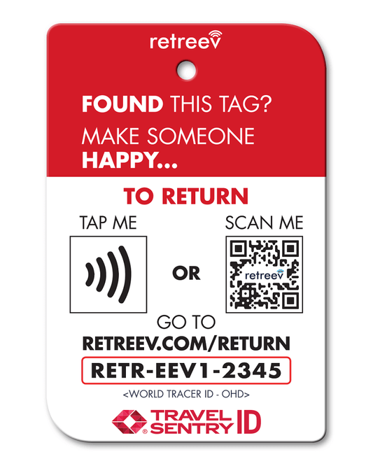 Retreev Smart Luggage Tag FRAGILE