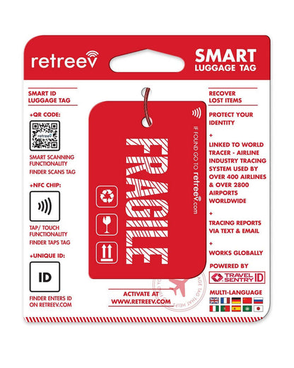 Retreev Smart Luggage Tag FRAGILE