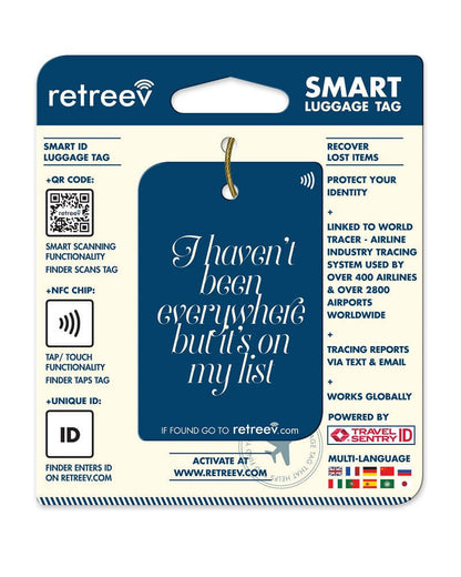 Retreev Smart Luggage Tag EVERYWHERE