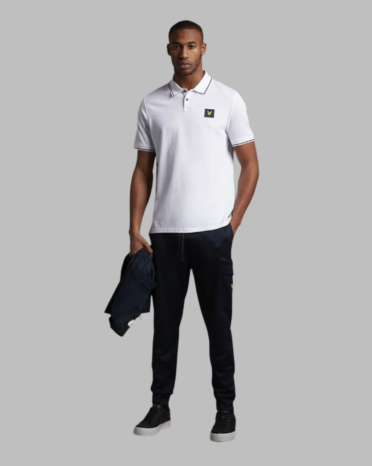 Lyle and Scott Casuals TIPPED POLO SHIRT White