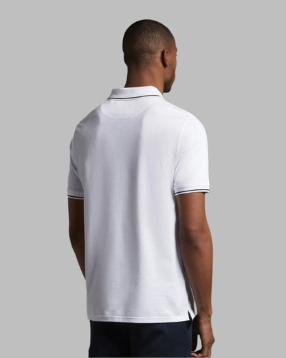 Lyle and Scott Casuals TIPPED POLO SHIRT White