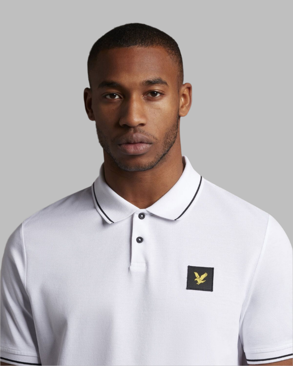 Lyle and Scott Casuals TIPPED POLO SHIRT White