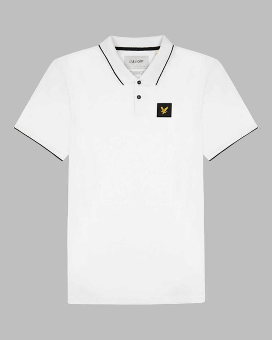 Lyle and Scott Casuals TIPPED POLO SHIRT White