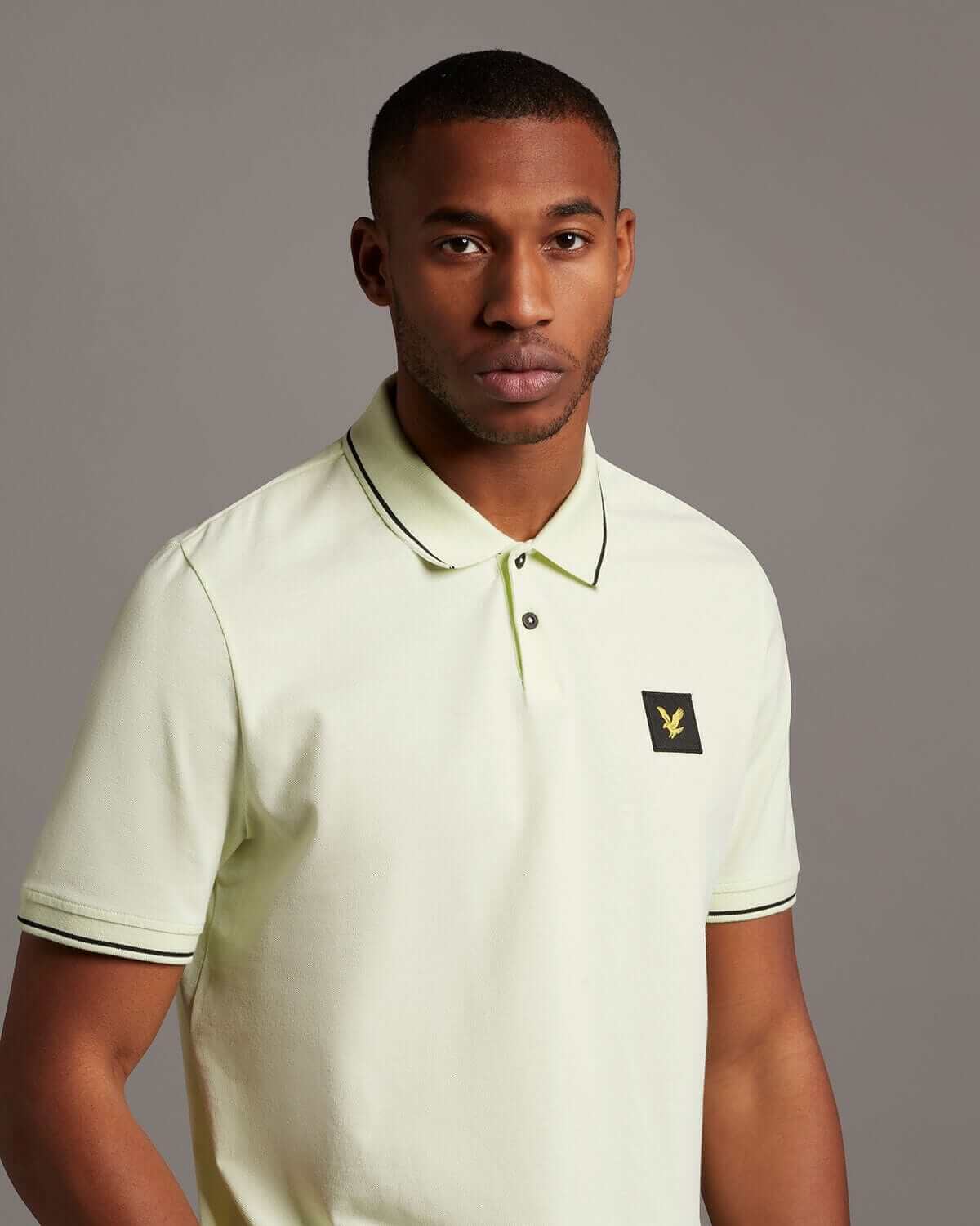 Lyle and Scott CASUALS Tipped Polo Shirt Lucid Green-HALF PRICE! – Indi ...