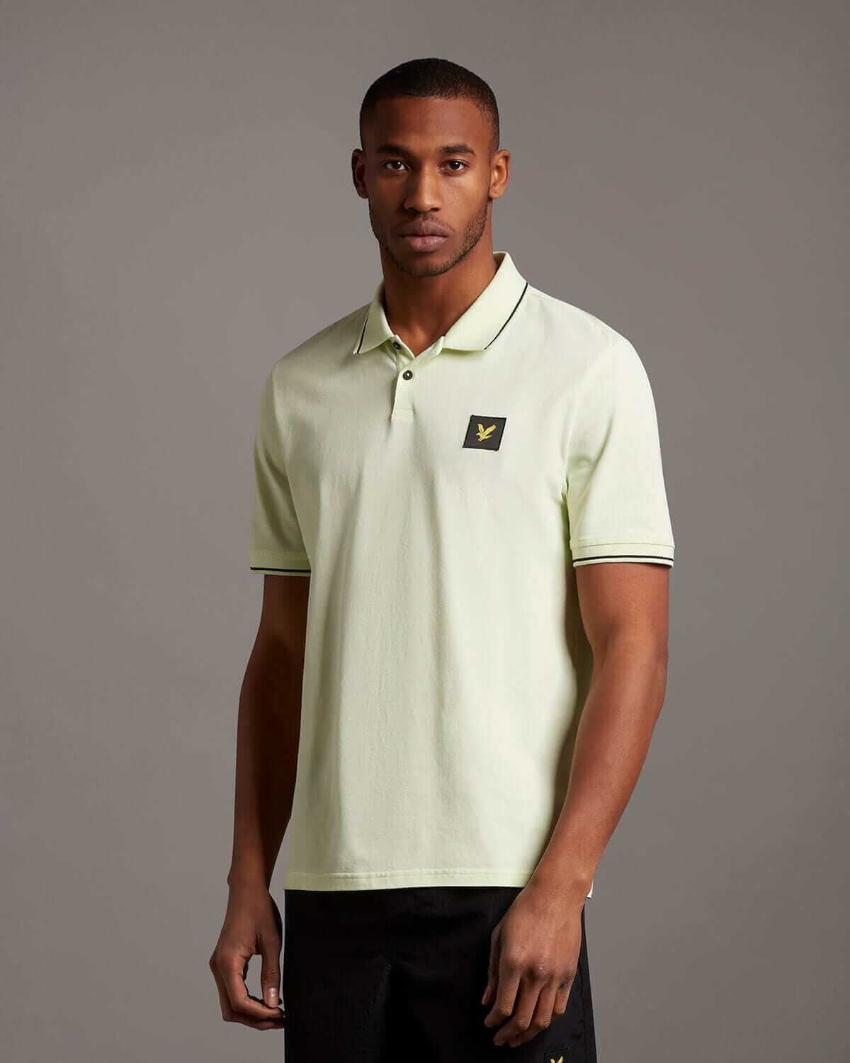 Lyle and Scott Casuals TIPPED POLO SHIRT Lucid Green