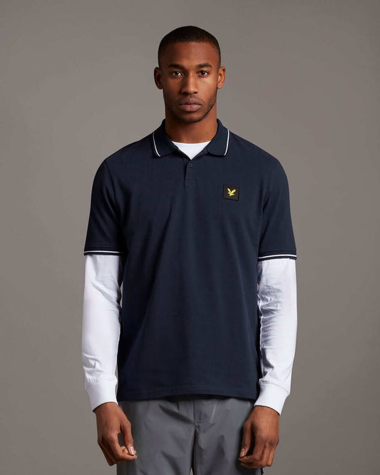 Lyle and Scott Casuals TIPPED POLO SHIRT Dark Navy