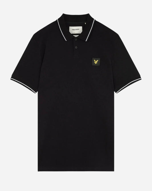 Lyle and Scott Casuals TIPPED POLO SHIRT Jet Black