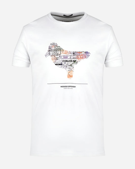 Weekend Offender T Shirt STAMPS White