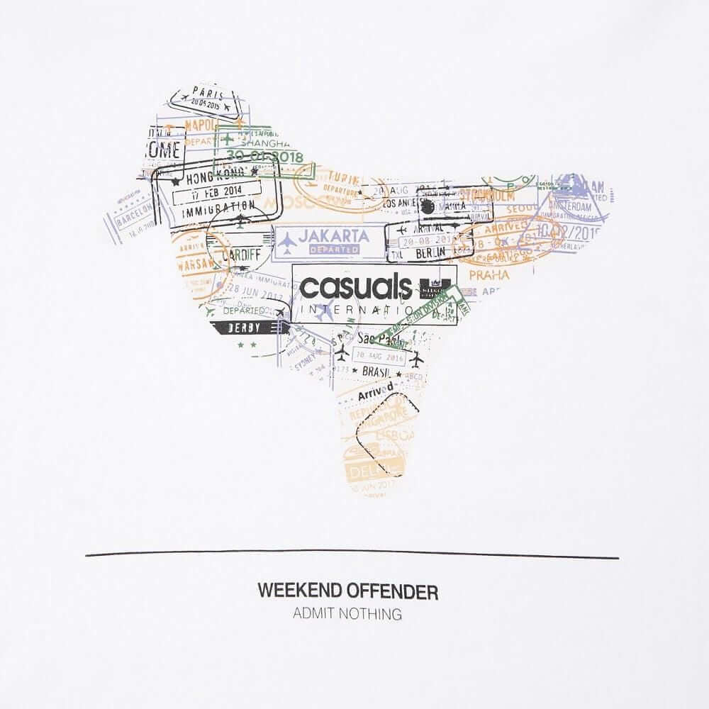 Weekend Offender T Shirt STAMPS White
