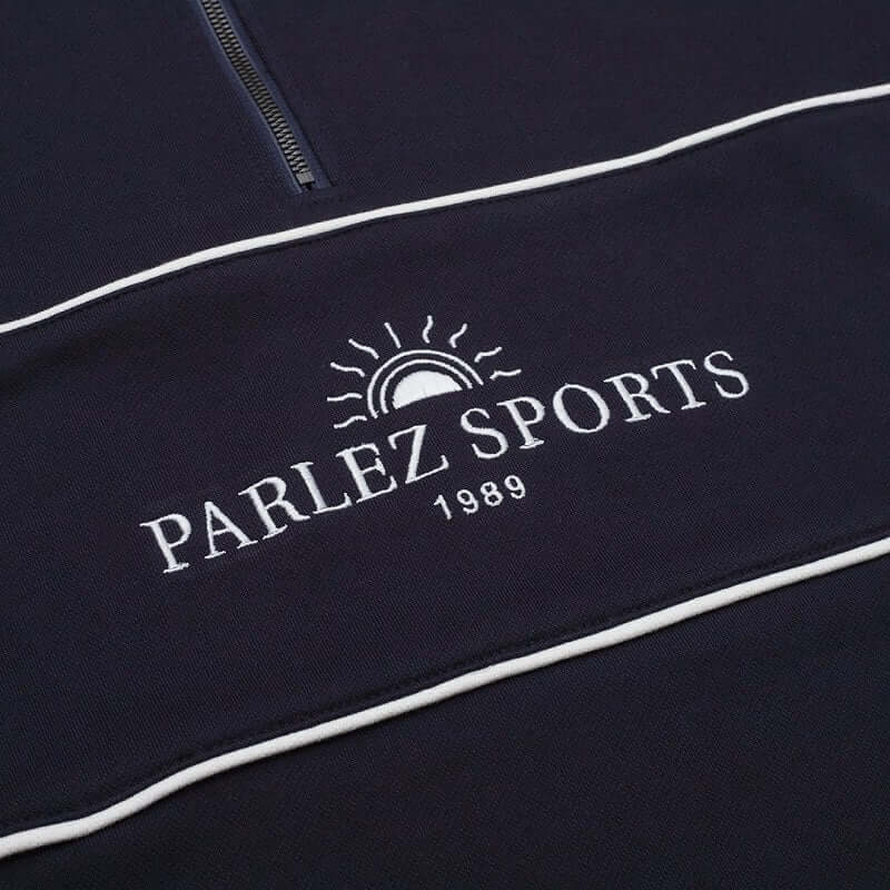 Parlez SIGNUS Quarter Zip Top Navy Parlez