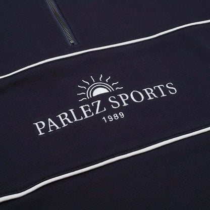 Parlez SIGNUS Quarter Zip Top Navy Parlez