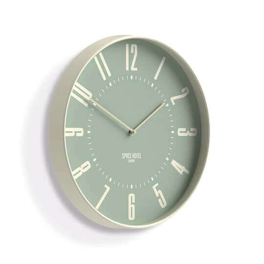 Space Hotel MARS DOG Wall Clock White/Green SPACE HOTEL